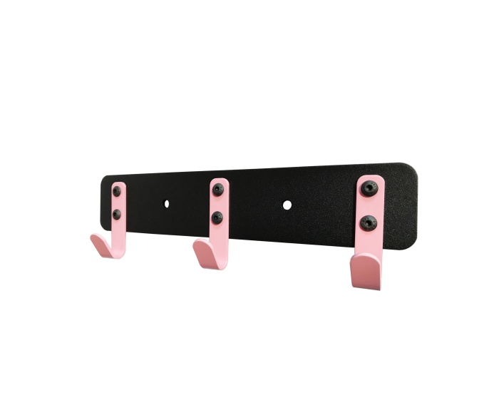 Sieninė kabykla su 3 kabliukais (įvairių spalvų) - Image 5