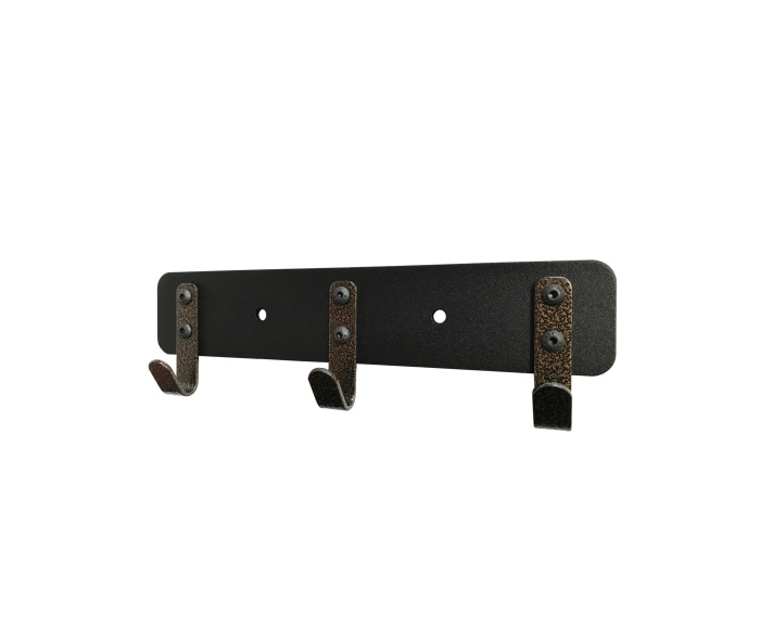 Sieninė kabykla su 3 kabliukais (įvairių spalvų) - Image 7