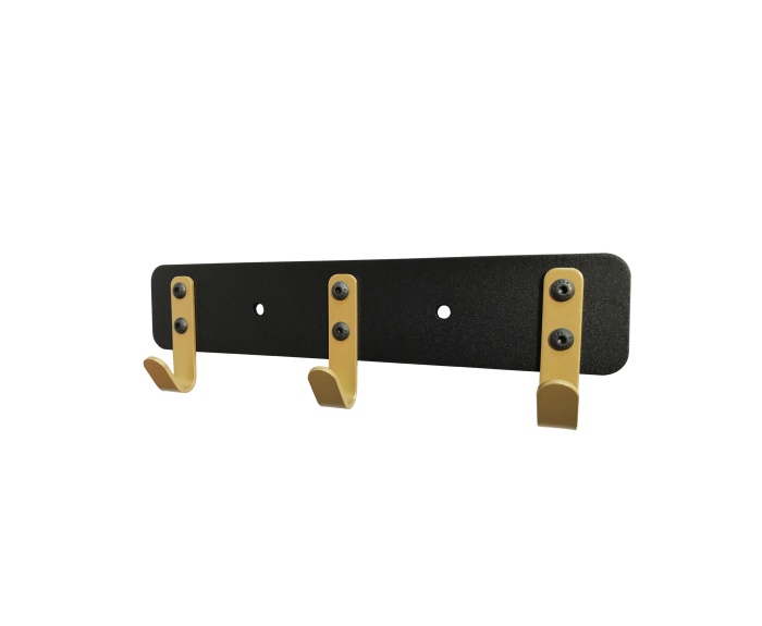 Sieninė kabykla su 3 kabliukais (įvairių spalvų) - Image 9