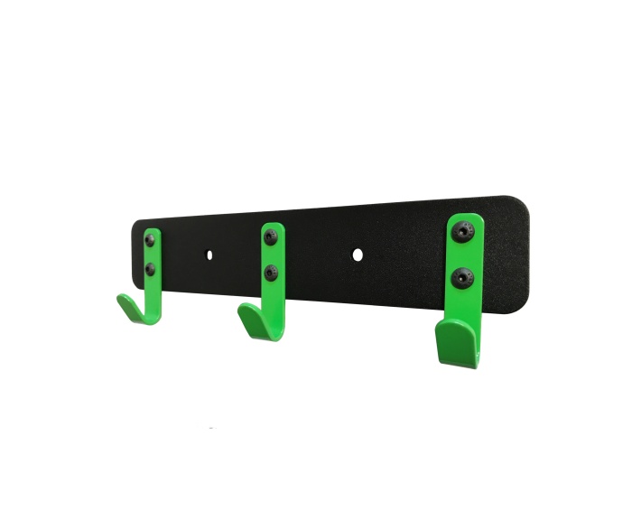 Sieninė kabykla su 3 kabliukais (įvairių spalvų) - Image 17